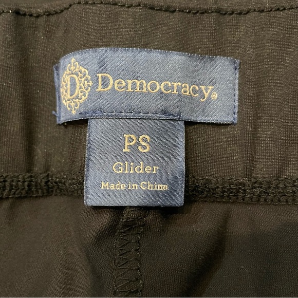 Democracy Glider Black Leggings.  Size PS - Picture 5 of 7